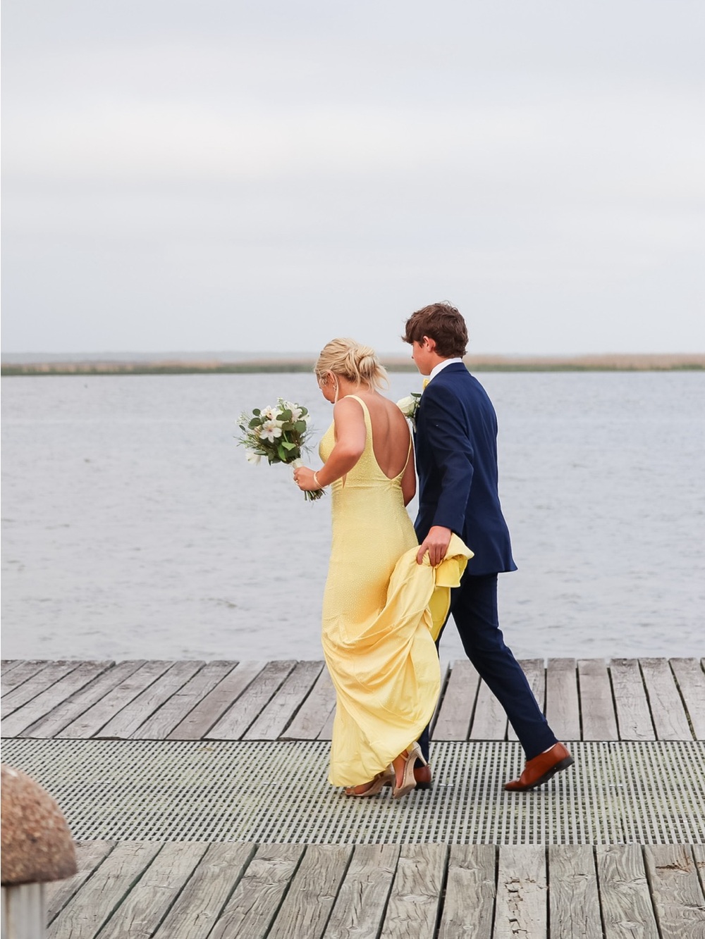Yellow Sherri Hill Prom Dress - Picture 2 of 2